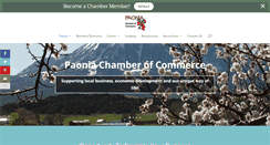 Desktop Screenshot of paoniachamber.com